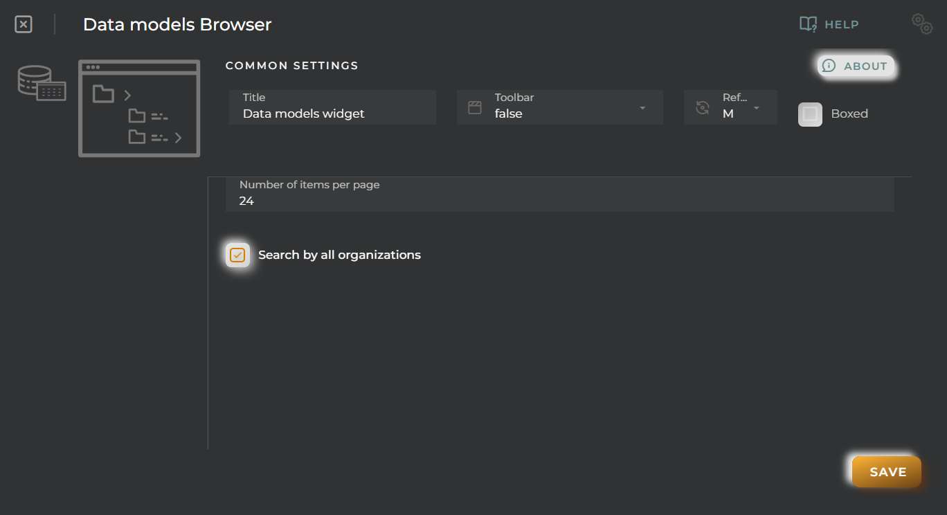 Data Model Configuration