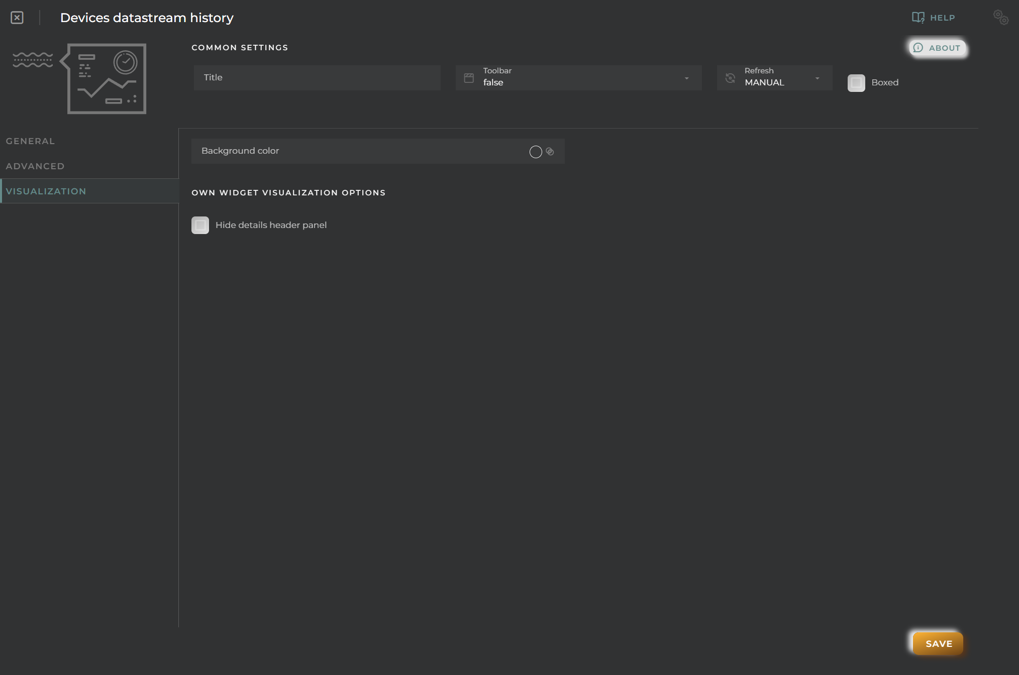 Data Streams Devices Visualization