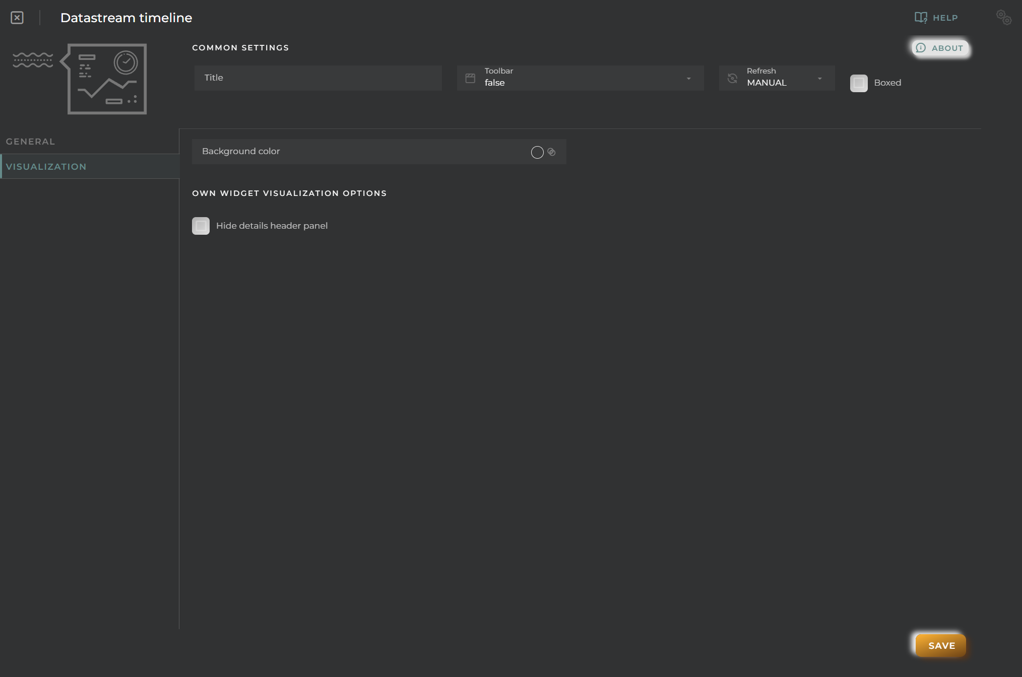 Data Stream Timeline Visualization